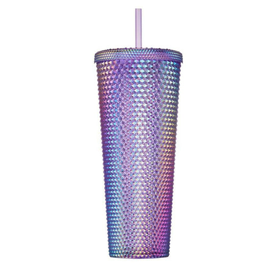 Starbucks Studded Cold Cup Summer Purple Hologram 710ml