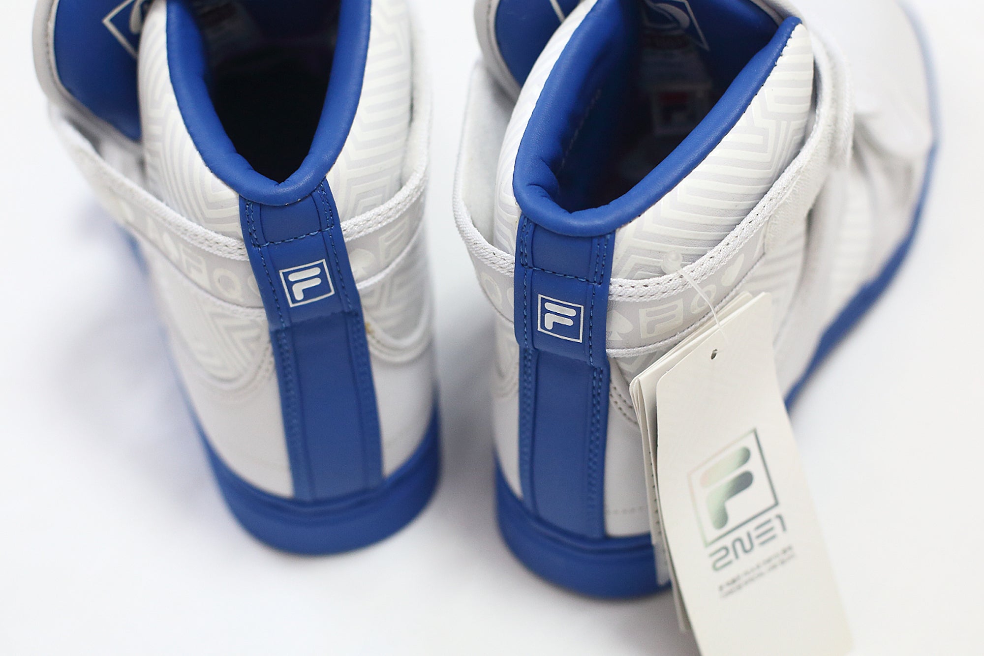 2NE1 Blackjack FILA Edition High Cut Size 6 230mm Blue Sneakers