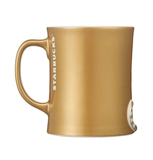 Starbucks Tiger Mug 2022 New Year Gold Coffee Mug 355ml