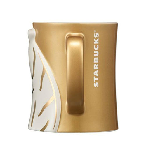 Starbucks Tiger Mug 2022 New Year Gold Coffee Mug 355ml