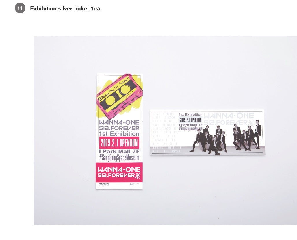 Wanna One 512 Forever Exhibition Official Goods Limited Edition - Kpopstores.Com