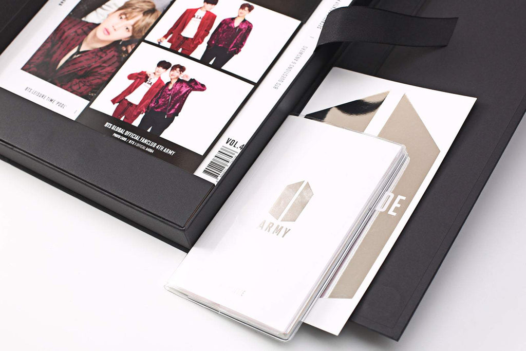 Used BTS ARMY 4th Term Membership Kit Kpop Merchandise - Kpopstores.Com