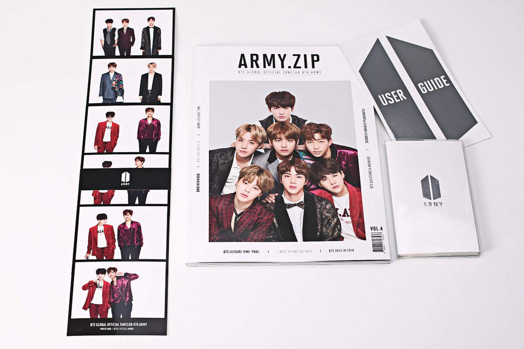 Used BTS ARMY 4th Term Membership Kit Kpop Merchandise - Kpopstores.Com