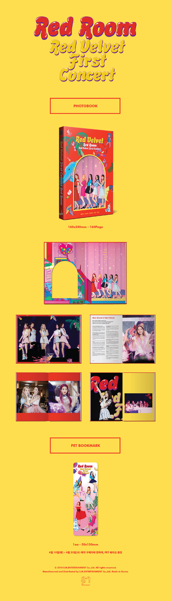 RED VELVET First Concert Photobook Red Room Concert Book