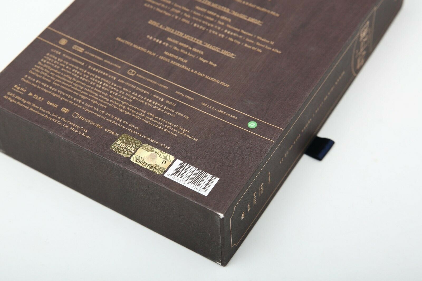 BTS 5th Muster 2019 Magic Shop DVD Opened