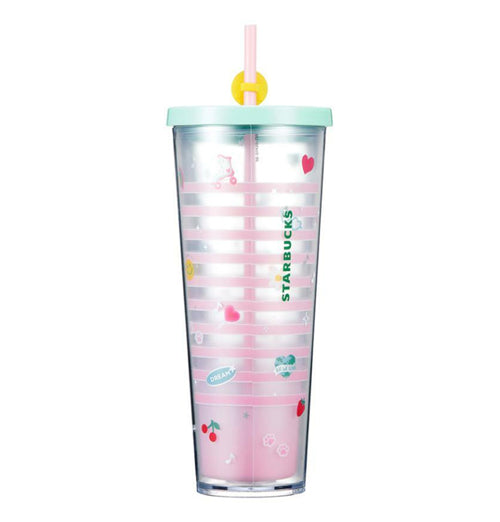 Shimmering Starbucks Glitter Cold Cup in 710ml size, part of the 2022 Sweet Love collection. Ideal for showcasing your love for Starbucks with a touch of sparkle.