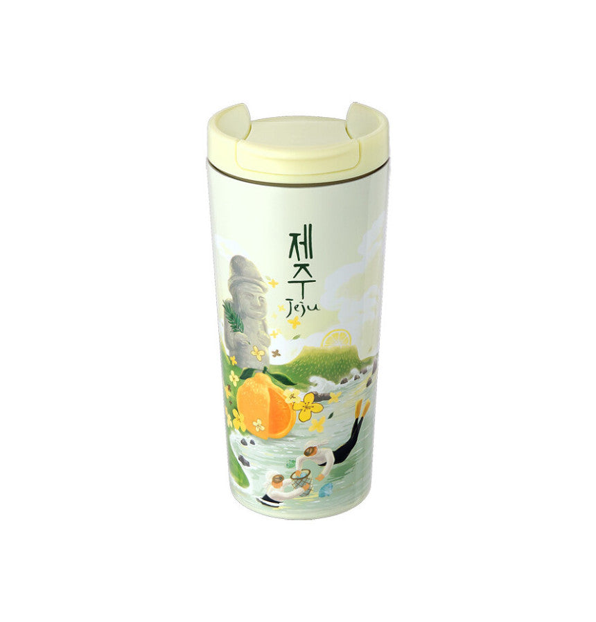 Celebrate your love for coffee and Jeju with this Starbucks Jeju Tour Tumbler 355ml, designed for the ultimate Starbucks fan.