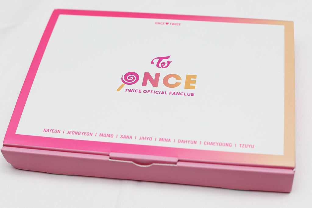 Exclusive and rare TWICE fanclub kit for 1st generation ONCE members.