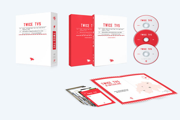 TWICE TV5 in Switzerland DVD - 9 Members Healing Travel Diary