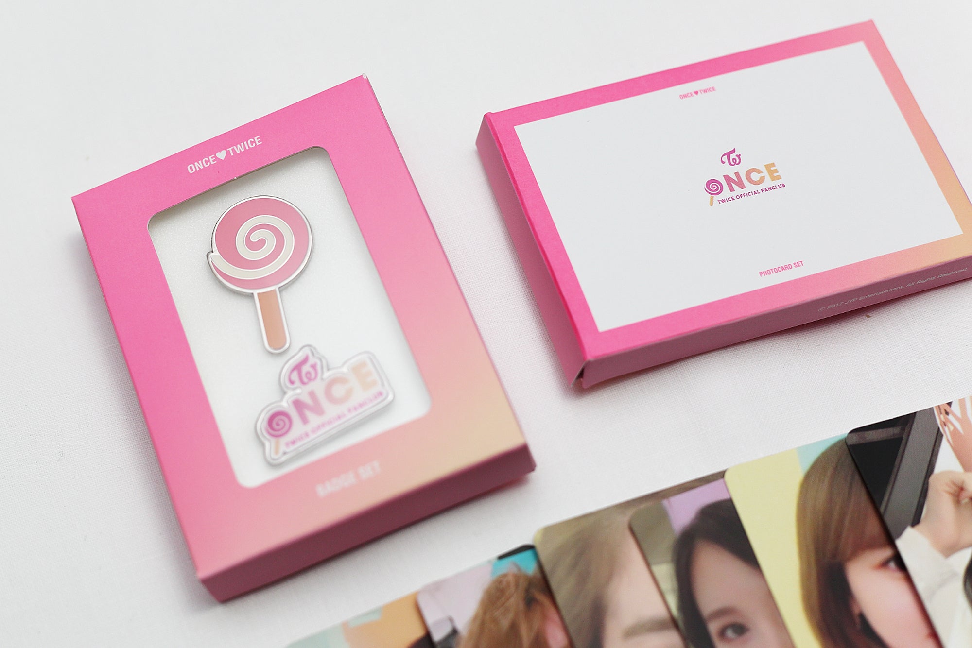 Celebrate your love for TWICE with this exclusive ONCE 1st generation fanclub kit.