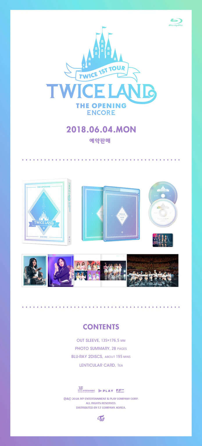 TWICE TWICELAND The Opening Encore Blu-ray - 9 Members Live
